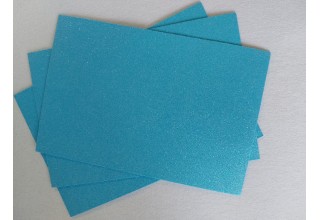 Глиттерный фоамиран 2 мм  20*30 см перламутровый голубой, цена за лист